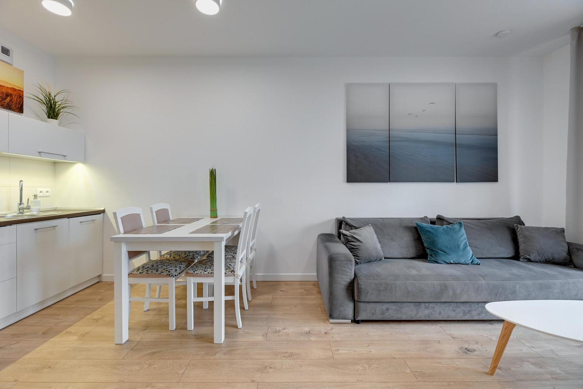 Apartament Nadmorskie Spektrum & Parking Gdańsk Eksteriør bilde
