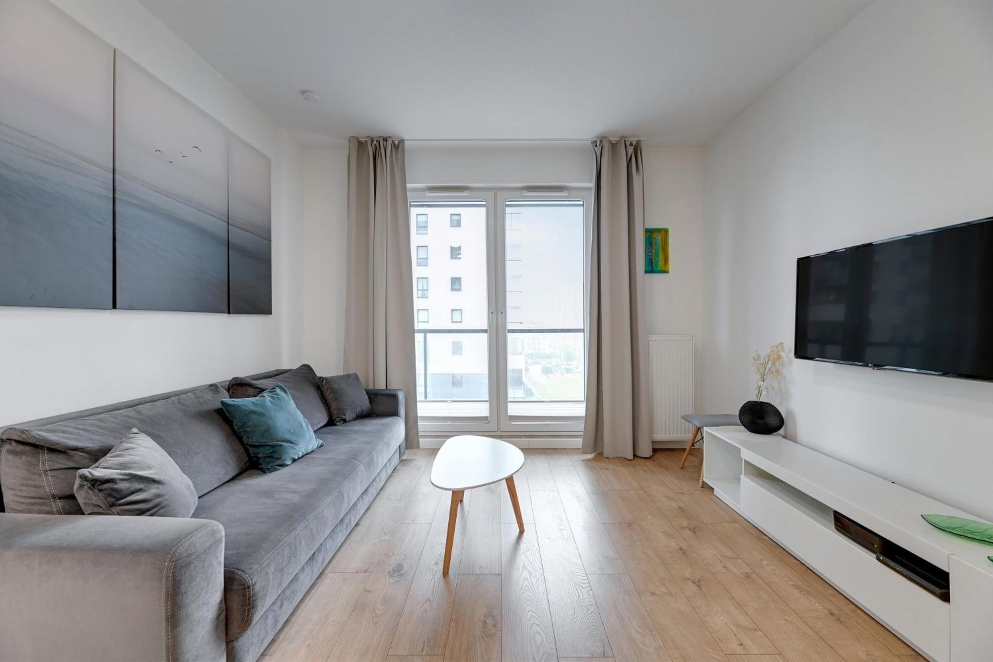 Apartament Nadmorskie Spektrum & Parking Gdańsk Eksteriør bilde