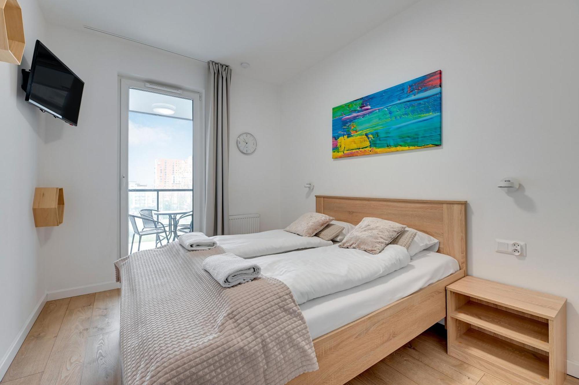 Apartament Nadmorskie Spektrum & Parking Gdańsk Eksteriør bilde